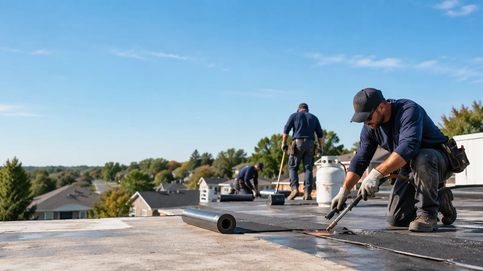 Flat Roof Leak Repair providers in Fall River, KS